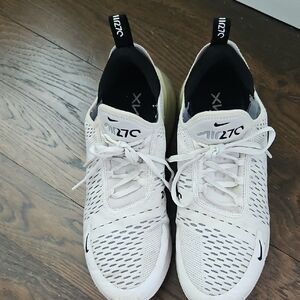 Nike Air Max 270 White and Black Sneakers